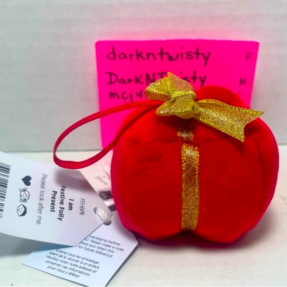 BNWT Jellycat I am Festive Folly Present Ornament Benefits Local Food Bank! - Picture 4 of 10